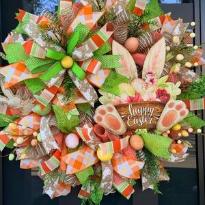 Happy Easter Wreath 🥕🐇